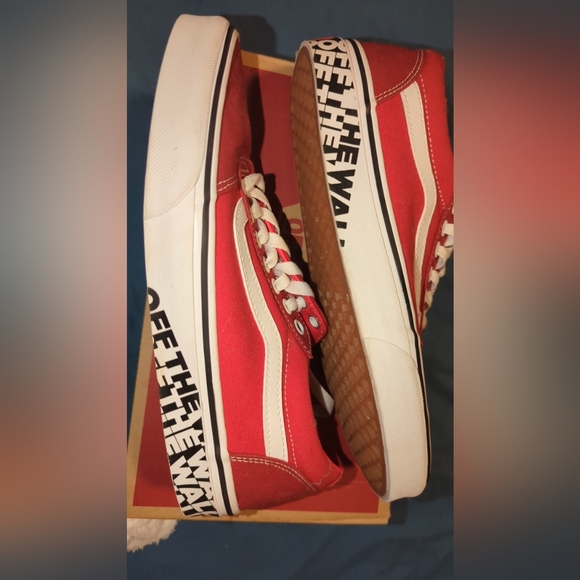 Red Vans-New in Box - Picture 4 of 5